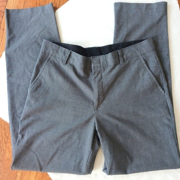 Van Heusen • Boy's Husky Classic Gray Trouser Dress Suit Pants - Picture 2 of 16
